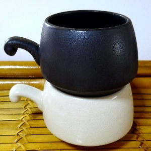 バッチャン焼き モダン調 コーヒーカップ